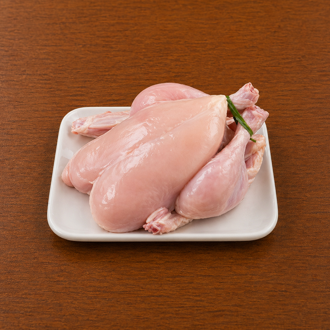 Premium Tender and Antibiotic-residue-free Chicken - Whole Uncut (Skinless)