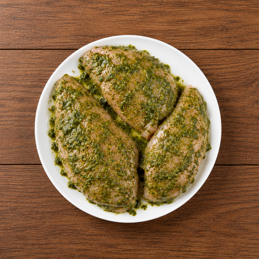 Chicken chest Green pepper