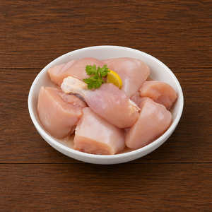 Lean Premium Chicken Skinless Curry Cut(480g to 500g Pack)