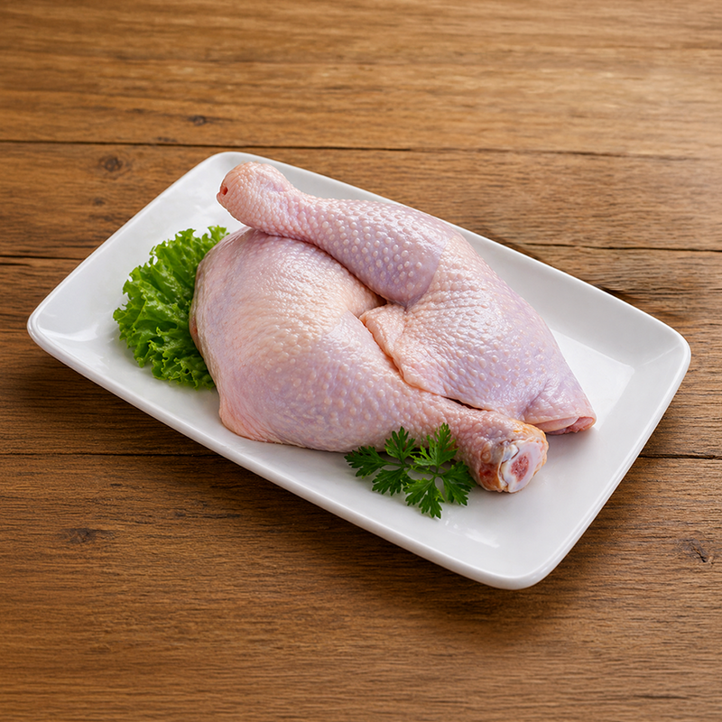 Premium Antibiotic-residue-free Chicken Thigh / Whole Leg With Skin - Pack of 2 Pcs