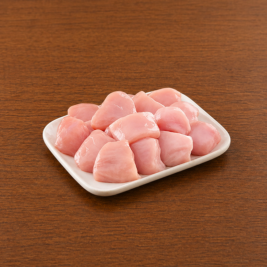 Premium Chicken Skinless - Small Curry Cut (480g to 500g Pack)