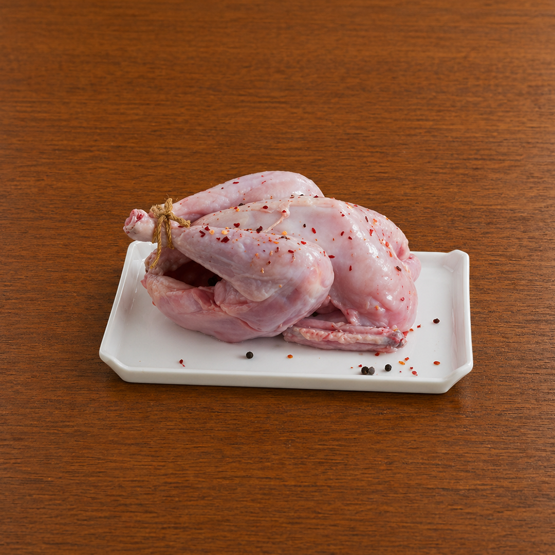 Premium Tender & Antibiotic-residue-free Tandoori Spring Chicken (Skinless) (550g to 700g)